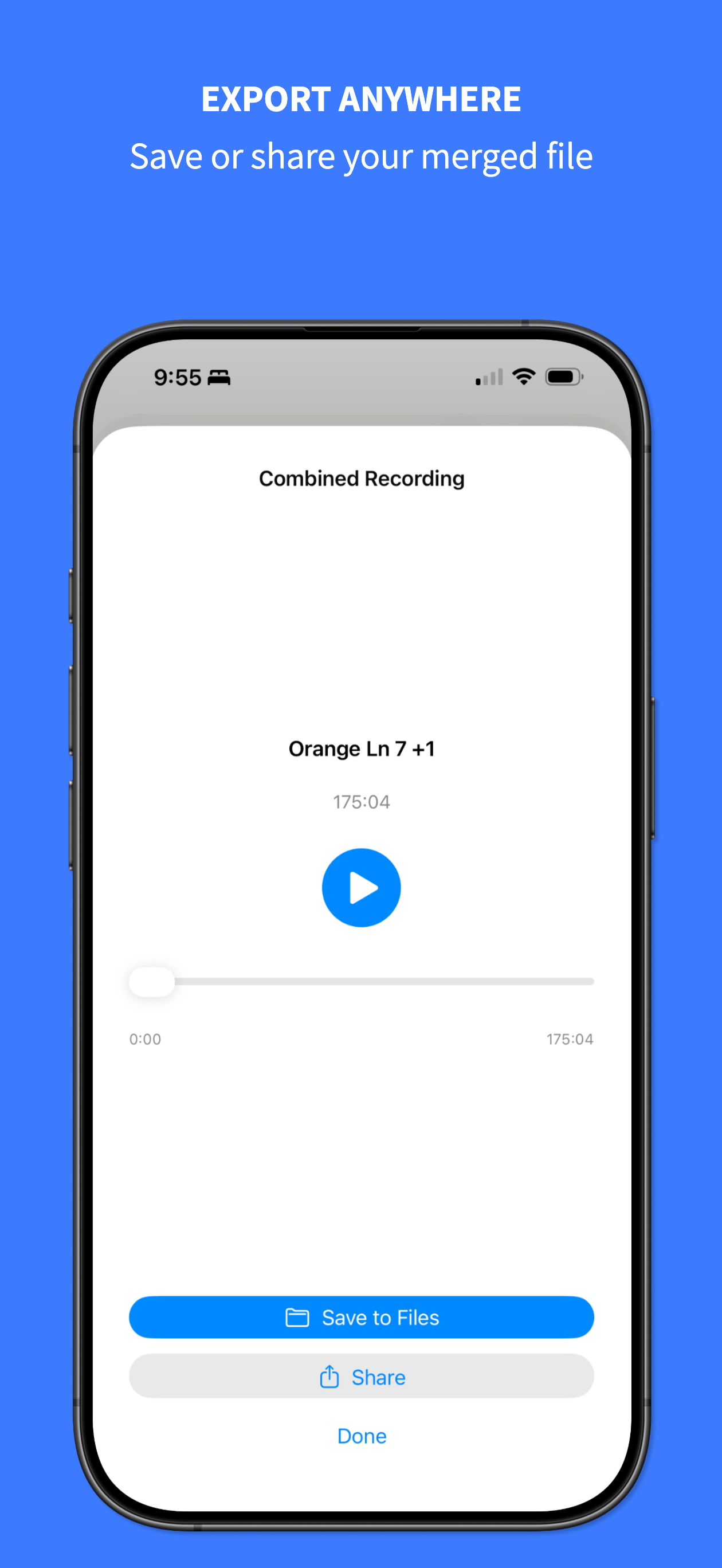 Step 4: Preview and save or share